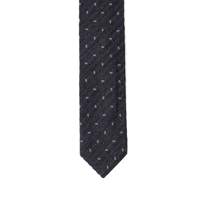 Jil Sander Gray Silk Tie