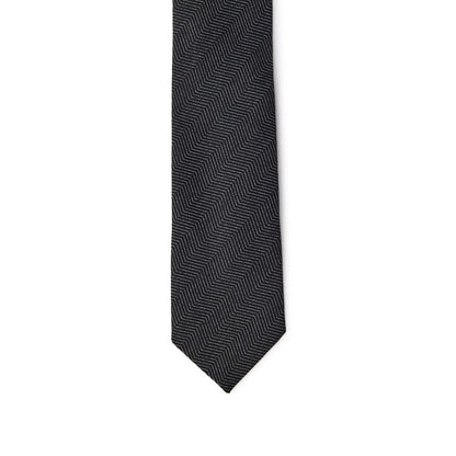 Jil Sander Black Silk Tie