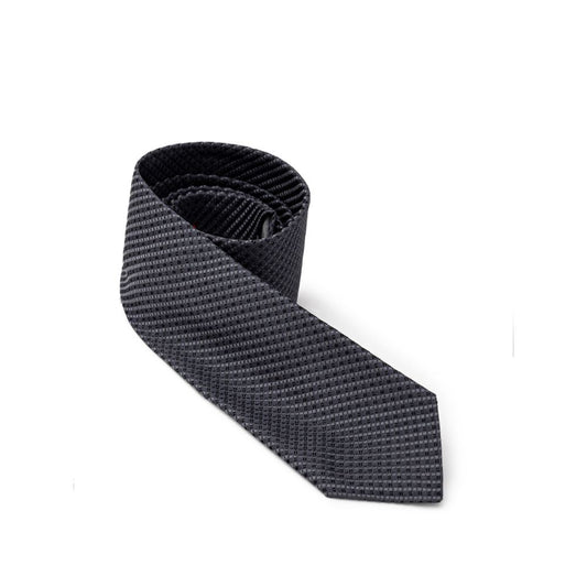 Jil Sander Gray Silk Tie