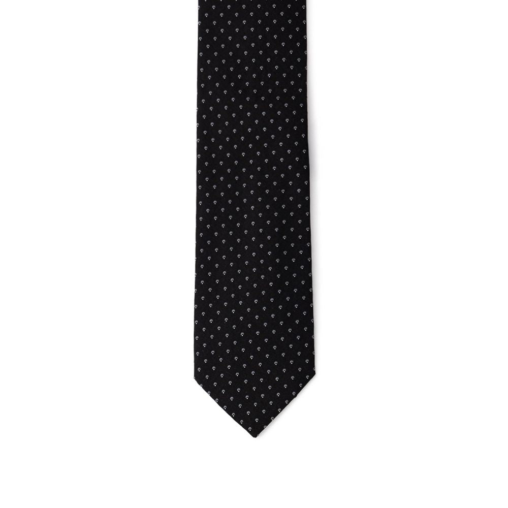 Jil Sander Blaue Seidenkrawatte