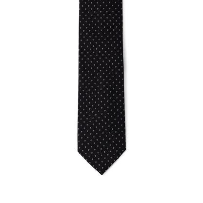 Jil Sander Blaue Seidenkrawatte