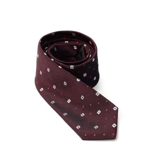 Dolce & Gabbana Bordeaux Silk Tie