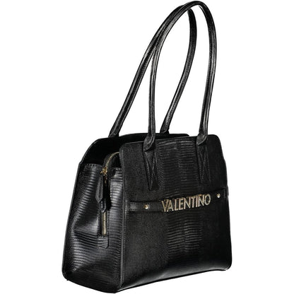Mario Valentino Schwarze Polyethylen-Handtasche