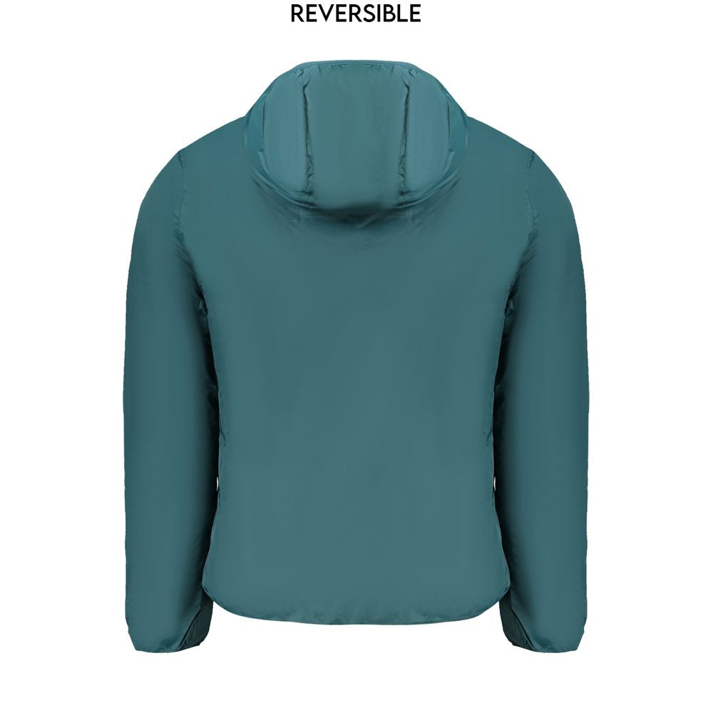 Norwegen 1963 Grüne Polyamid-Wendejacke für Herren