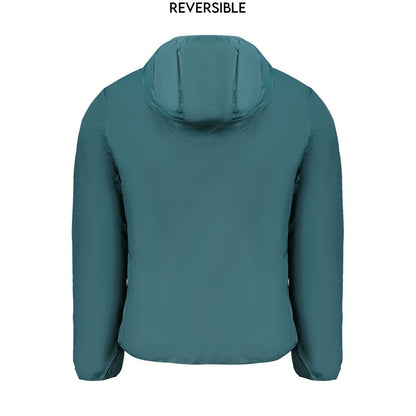 Norwegen 1963 Grüne Polyamid-Wendejacke für Herren