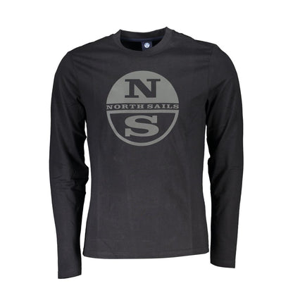 Schwarzes Baumwoll-T-Shirt von North Sails