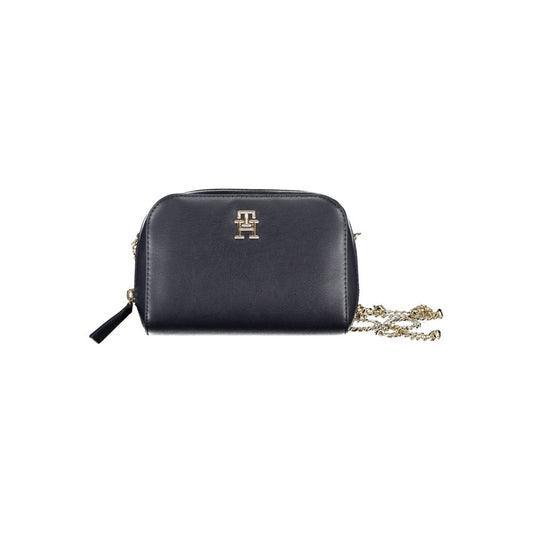 Tommy Hilfiger – Blaue Polyethylen-Handtasche