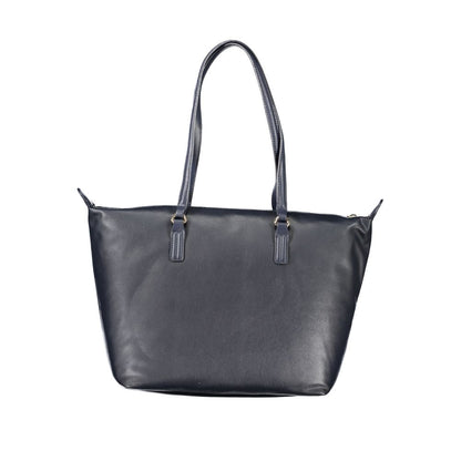 Tommy Hilfiger – Blaue Polyester-Handtasche