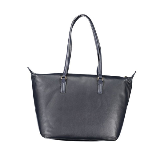 Tommy Hilfiger – Blaue Polyester-Handtasche