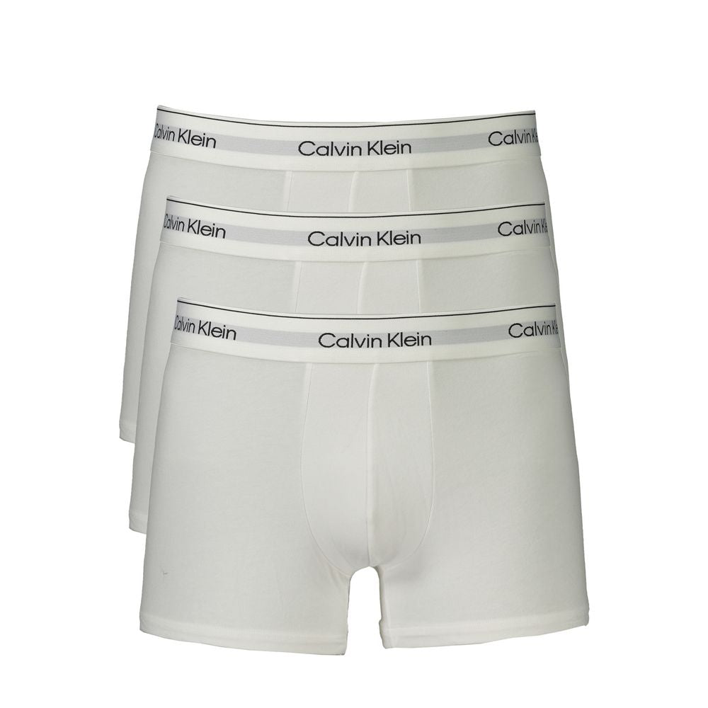 Calvin Klein Herren-Boxershorts aus weißer Baumwolle