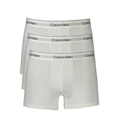 Calvin Klein Herren-Boxershorts aus weißer Baumwolle