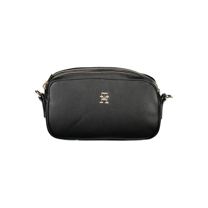 Tommy Hilfiger – Schwarze Polyester-Handtasche für Damen