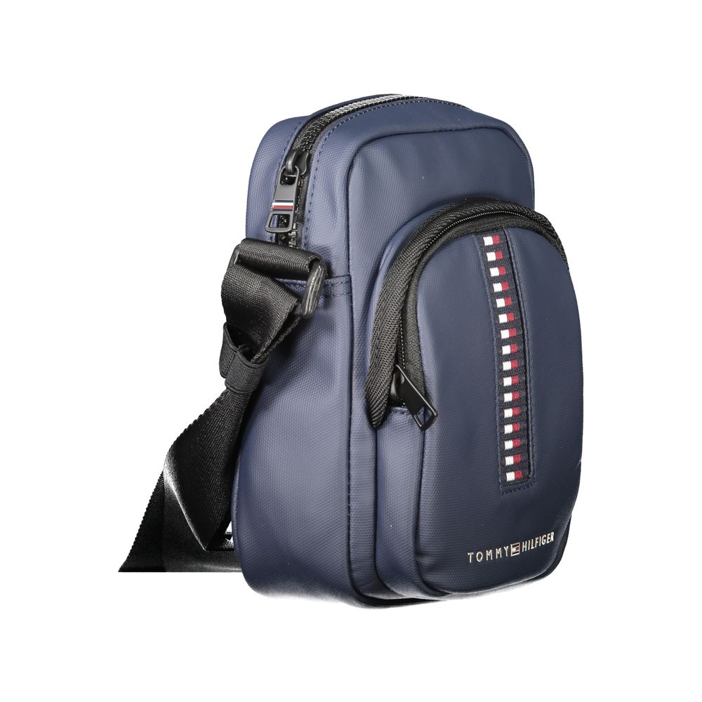 Tommy Hilfiger – Blaue Polyester-Umhängetasche für Herren