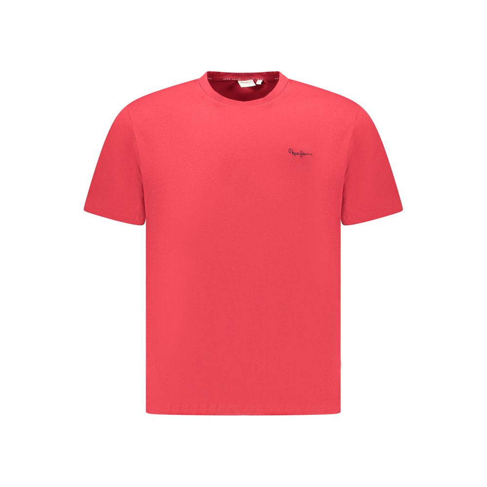 Pepe Jeans – Rotes Herren-T-Shirt aus Baumwolle