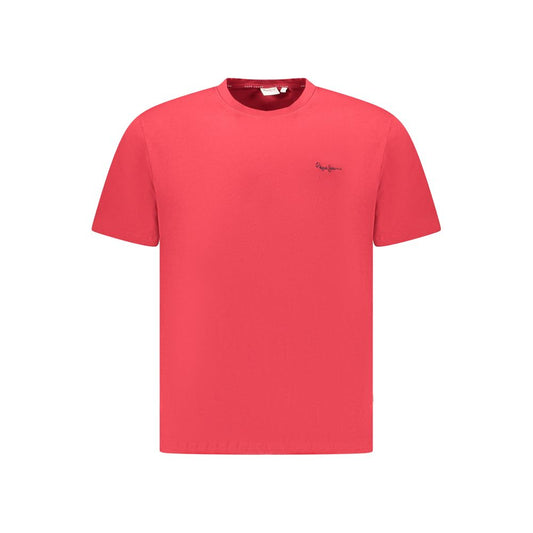 Pepe Jeans – Rotes Herren-T-Shirt aus Baumwolle