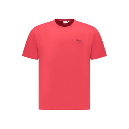 Pepe Jeans – Rotes Herren-T-Shirt aus Baumwolle