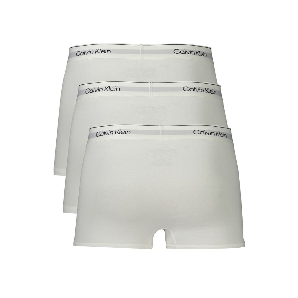 Calvin Klein – Weiße Boxershorts aus Baumwolle für Herren