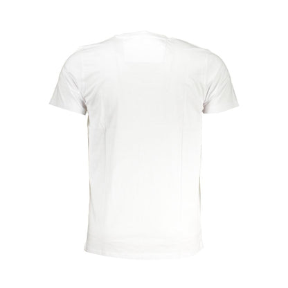 Weißes Baumwoll-T-Shirt der Cavalli Class