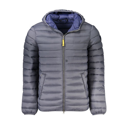Armata Di Mare Graue Polyamid-Herrenjacke