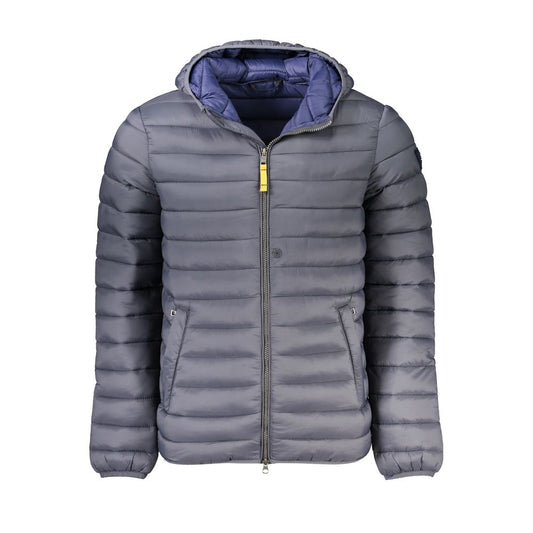 Armata Di Mare Graue Polyamid-Herrenjacke
