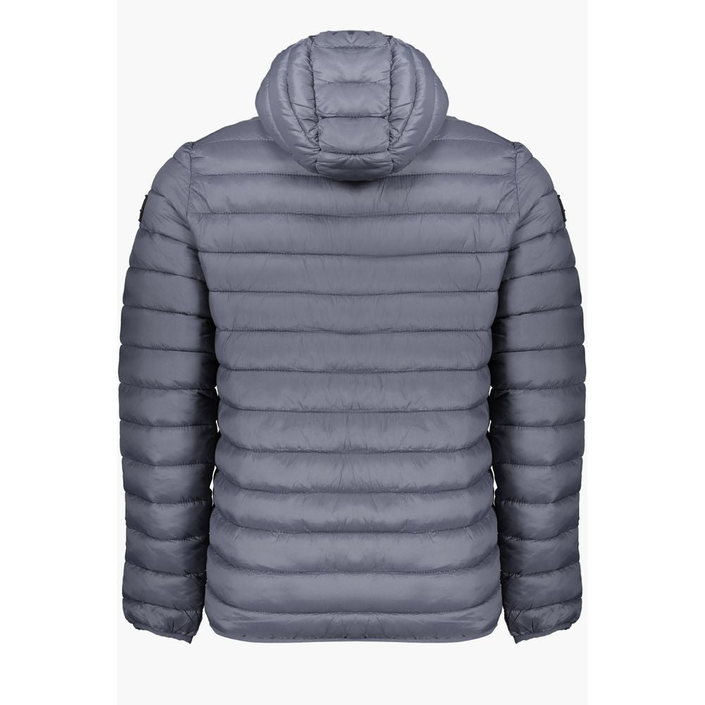 Armata Di Mare Graue Polyamid-Herrenjacke