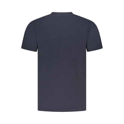Cavalli Class Herren-T-Shirt aus blauer Baumwolle