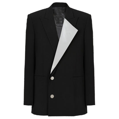 Balmain – Schwarzer Viskose-Blazer für Damen