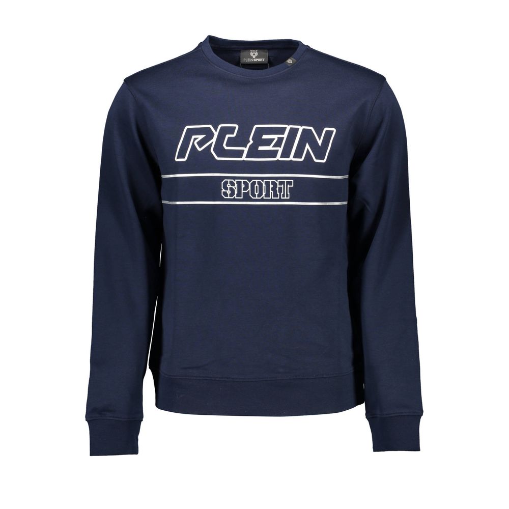 Plein Sport Blauer Baumwollpullover für Herren