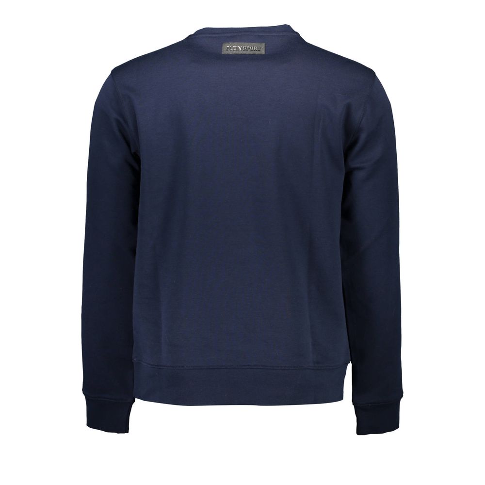 Plein Sport Blauer Baumwollpullover für Herren