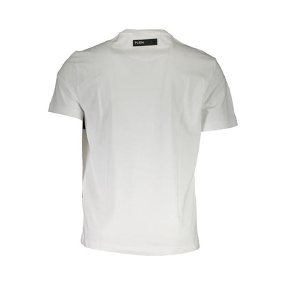 Plein Sport Weißes Baumwoll-T-Shirt für Herren