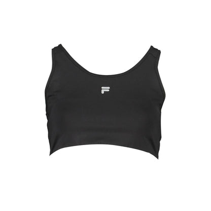 Fila Schwarzer Polyester Damen Sport-BH