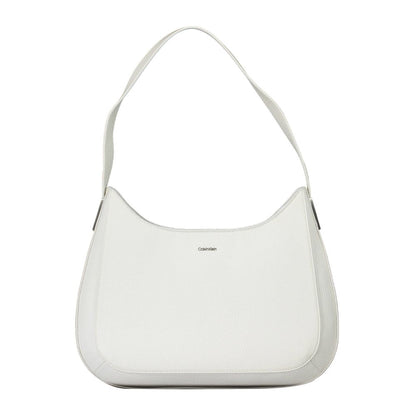 Calvin Klein Weiße Polyester Damen Handtasche