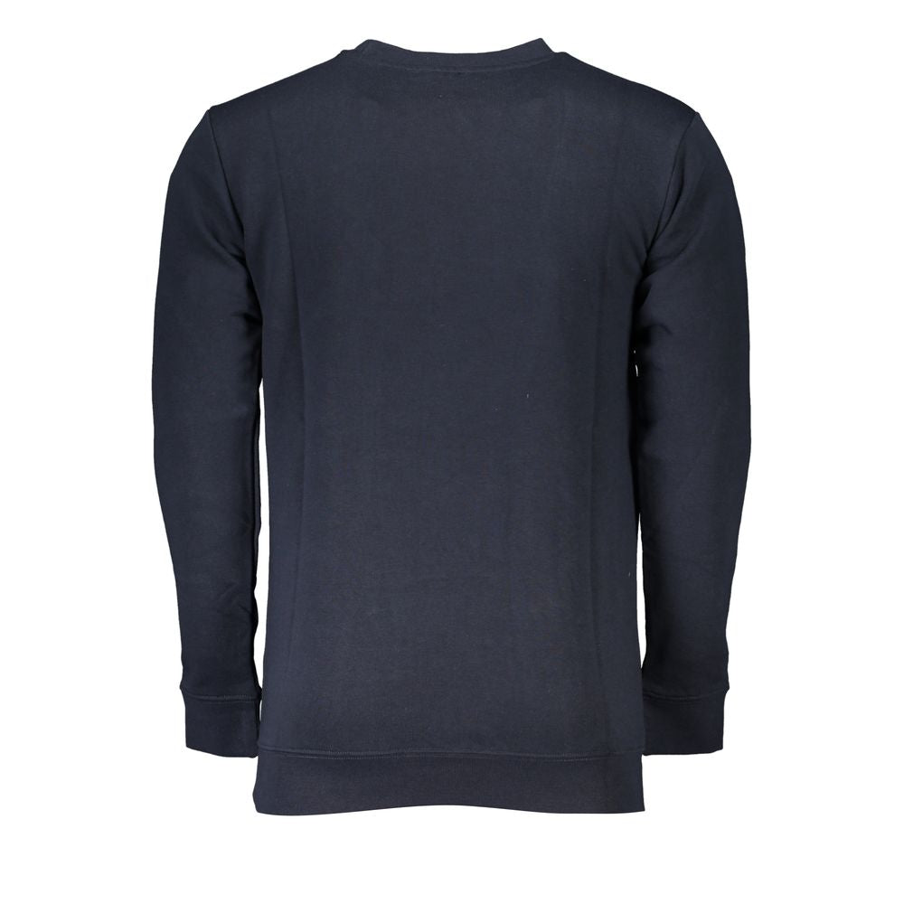 Cavalli Class Blauer Baumwollpullover für Herren