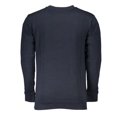 Cavalli Class Blauer Baumwollpullover für Herren