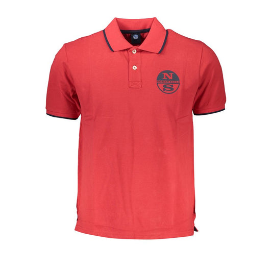 Rotes Poloshirt aus Baumwolle von North Sails
