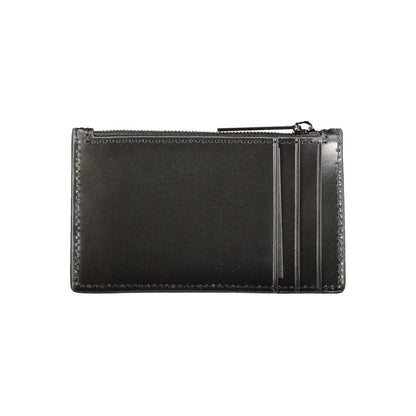 Calvin Klein Schwarze Lederbrieftasche