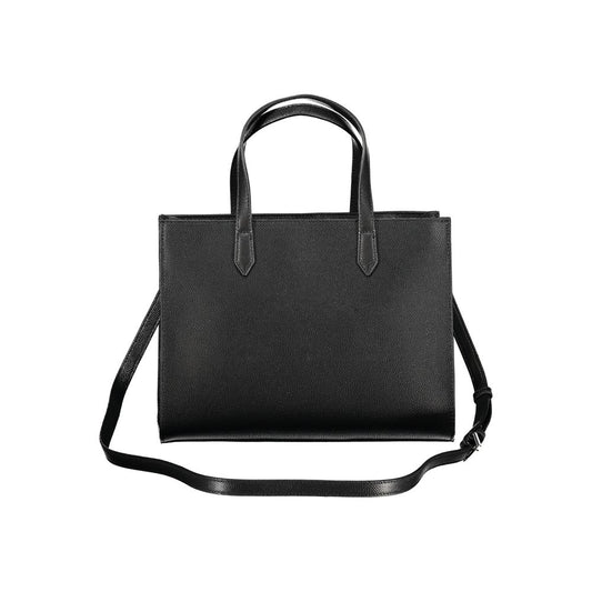 Mario Valentino Schwarze Polyethylen-Damenhandtasche