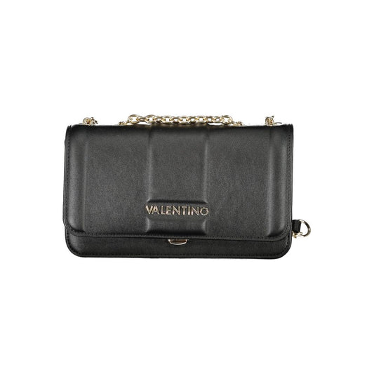 Mario Valentino Schwarze Polyethylen-Damenhandtasche