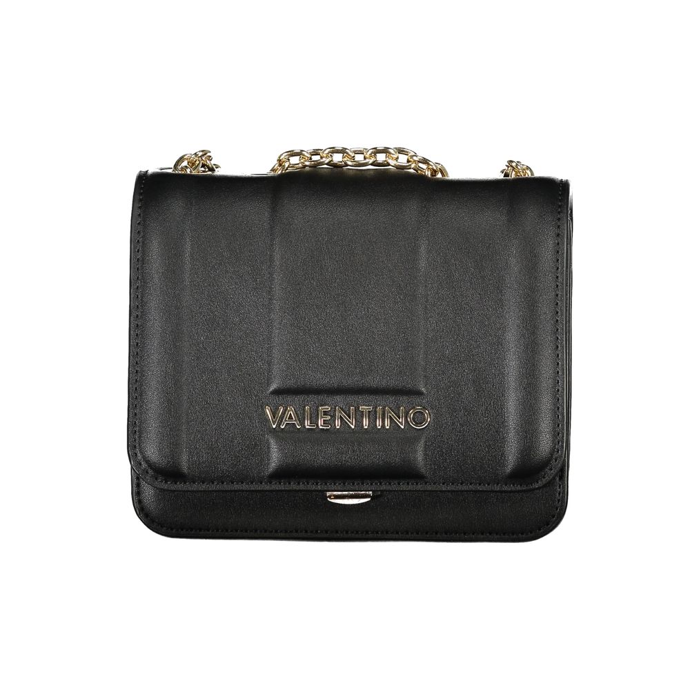 Mario Valentino Schwarze Polyethylen-Damenhandtasche