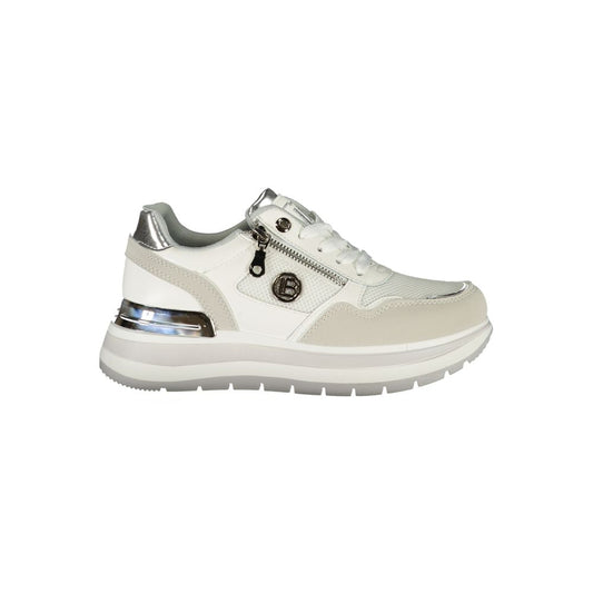 Laura Biagiotti Weißer Polyester Damen Sneaker