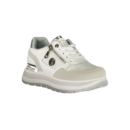 Laura Biagiotti Weißer Polyester Damen Sneaker