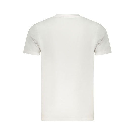 Cavalli Class White Cotton Men T-Shirt