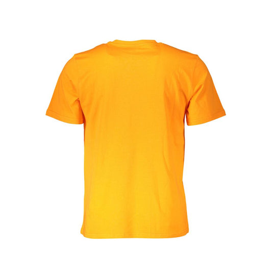 North Sails Orangefarbenes Herren-T-Shirt aus Baumwolle