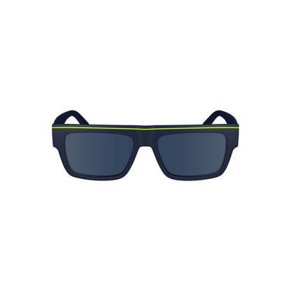 Calvin Klein Herren Sonnenbrille aus Kunststoff, Blau