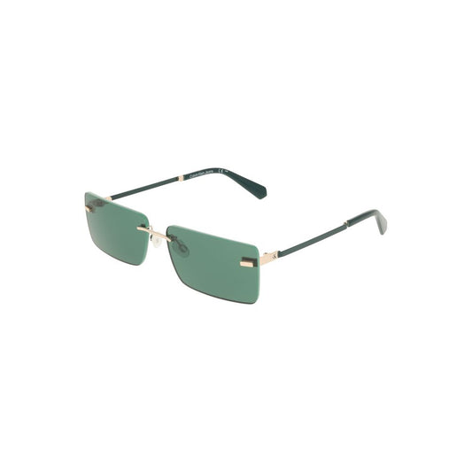 Calvin Klein Grüne Metall-Sonnenbrille für Damen