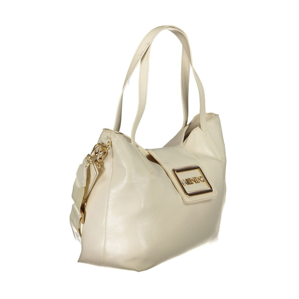 Mario Valentino Beige Polyethylen Damen Handtasche