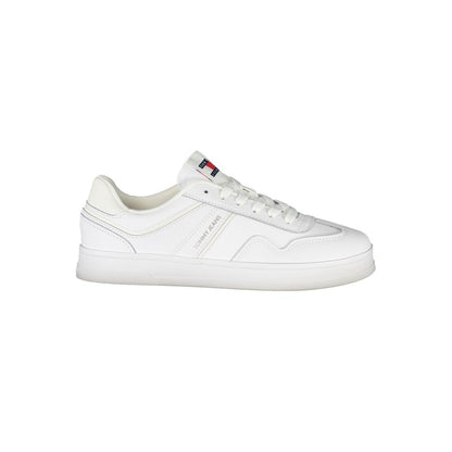 Tommy Hilfiger – Weiße Polyethylen-Sneaker für Damen