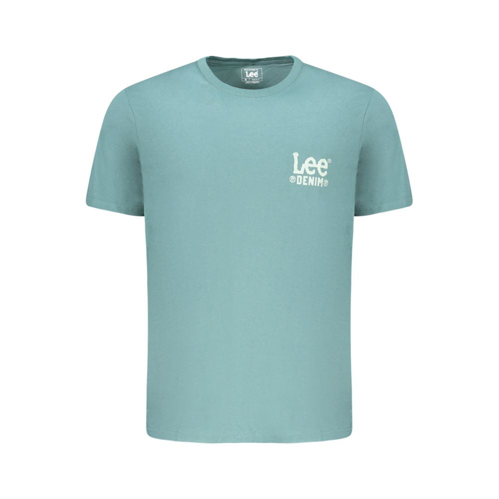 Lee Grünes Baumwoll-T-Shirt für Herren