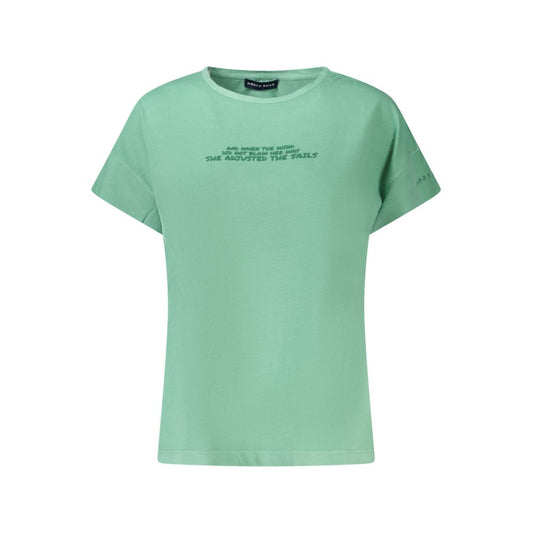 North Sails Green Cotton Women T-Shirt
