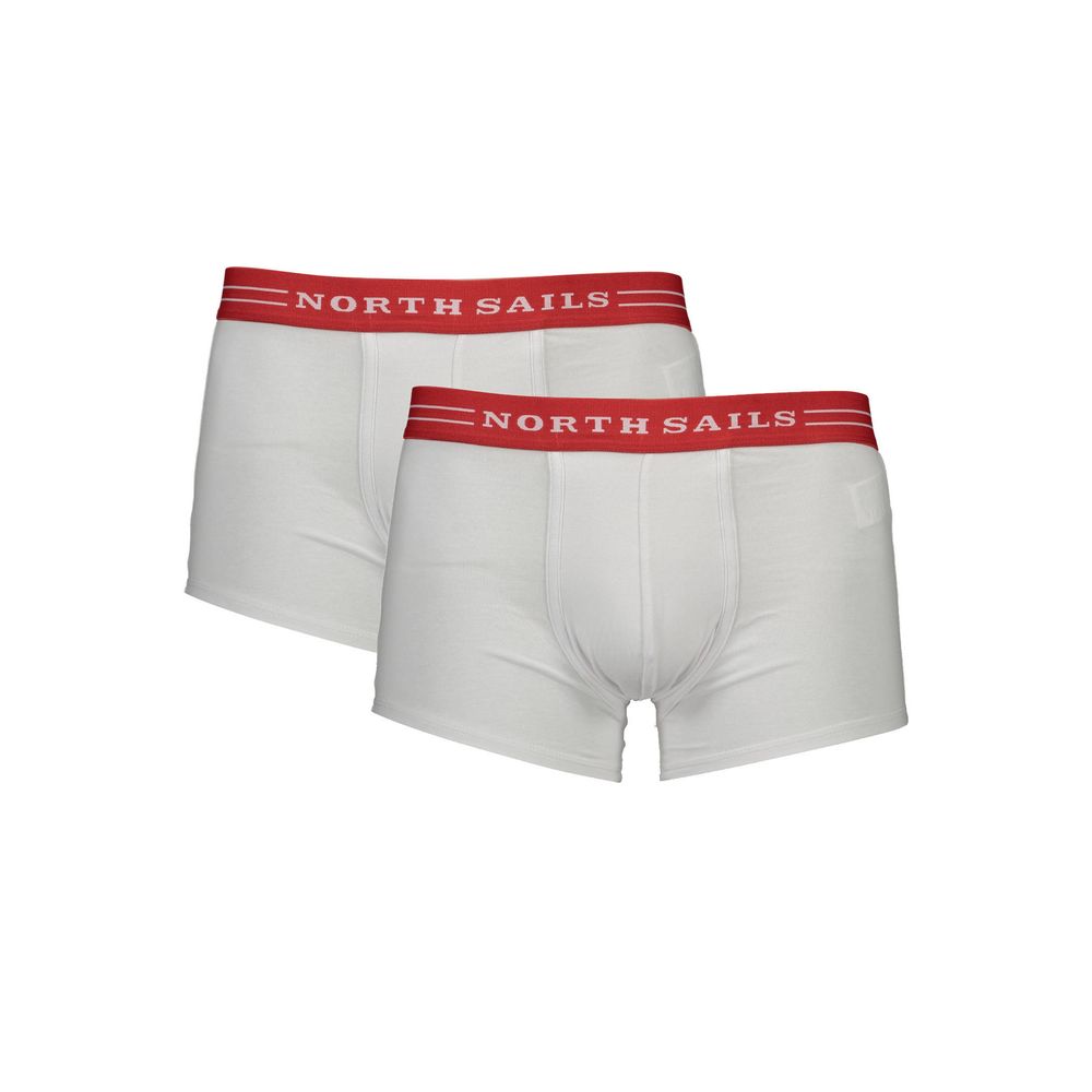 North Sails Herren-Boxershorts aus weißer Baumwolle